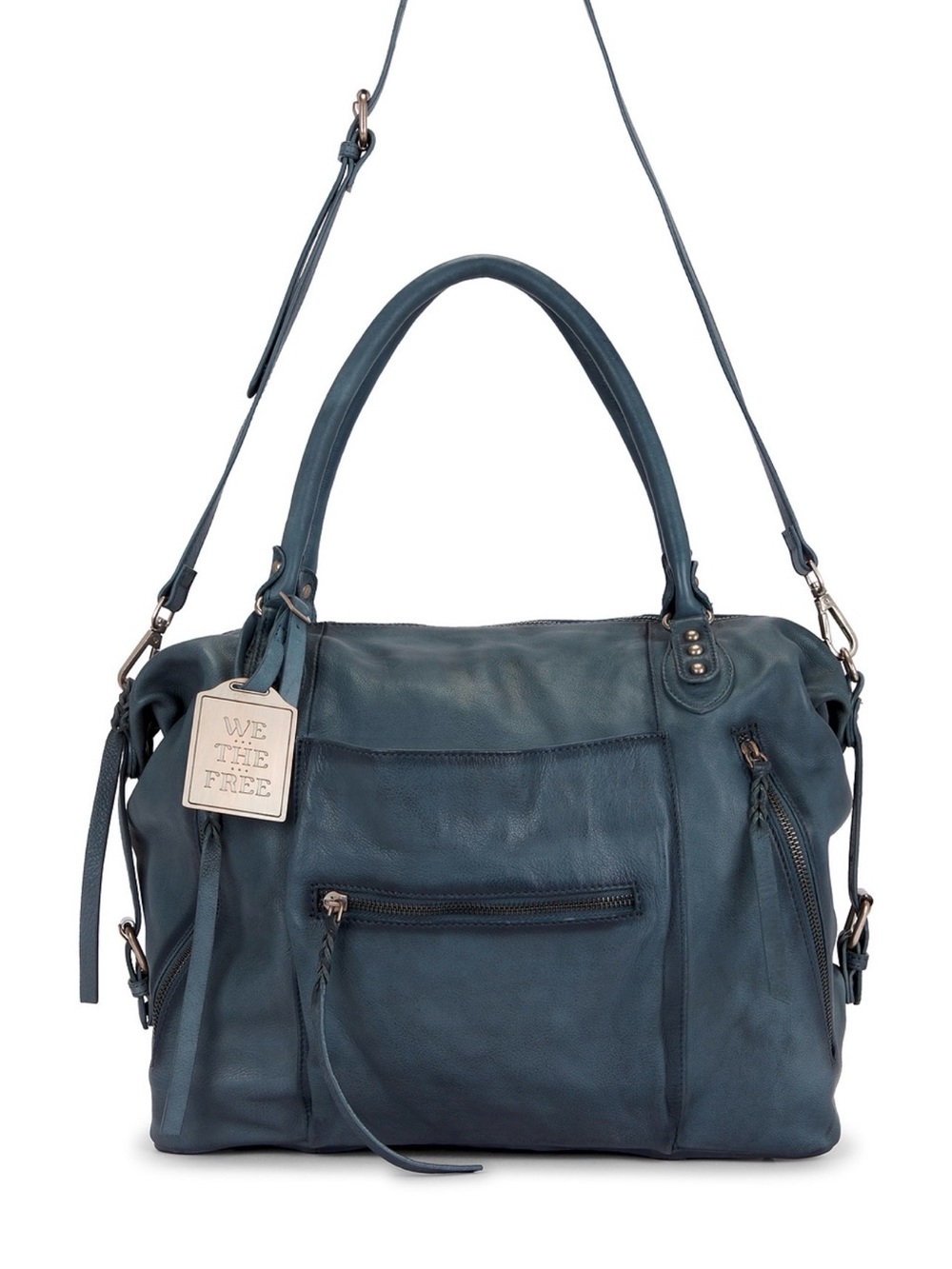 Free People Emerson Tote in Stormy Sea